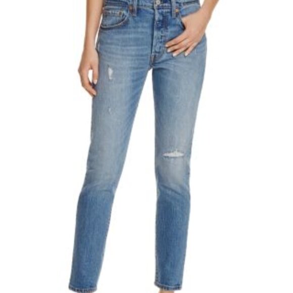 Levi's 501 Stretch Skinny Jeans - Picture 3 of 6